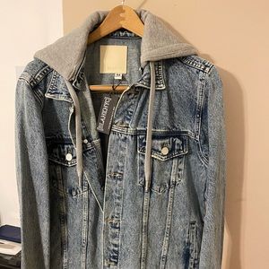 Blank nyc denim hooded jacket